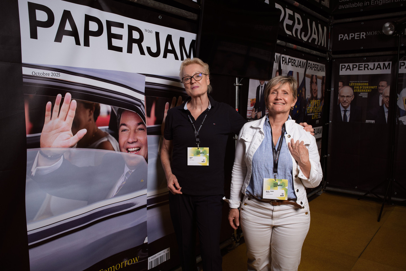 Ingrid Zantis (Zantis-Consulting) and Marie-Paule Freyeisen (Code Club Luxembourg). (Photo: Lux Photo Pro /Nexus Luxembourg)