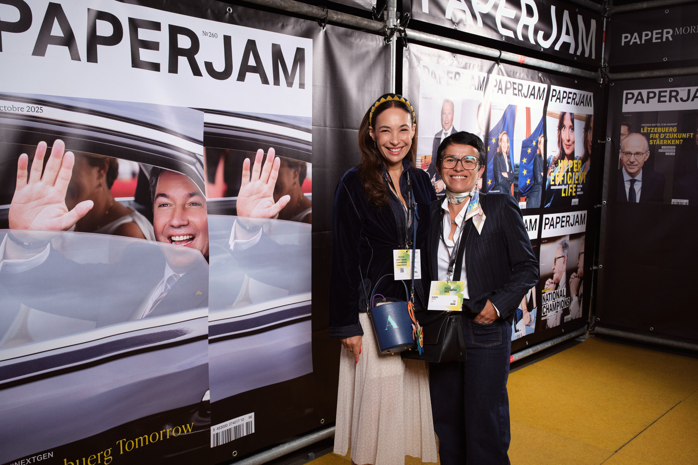 Alix Bellac (Paperjam) and Isabelle Ringard (Alizé). (Photo: Lux Photo Pro /Nexus Luxembourg)