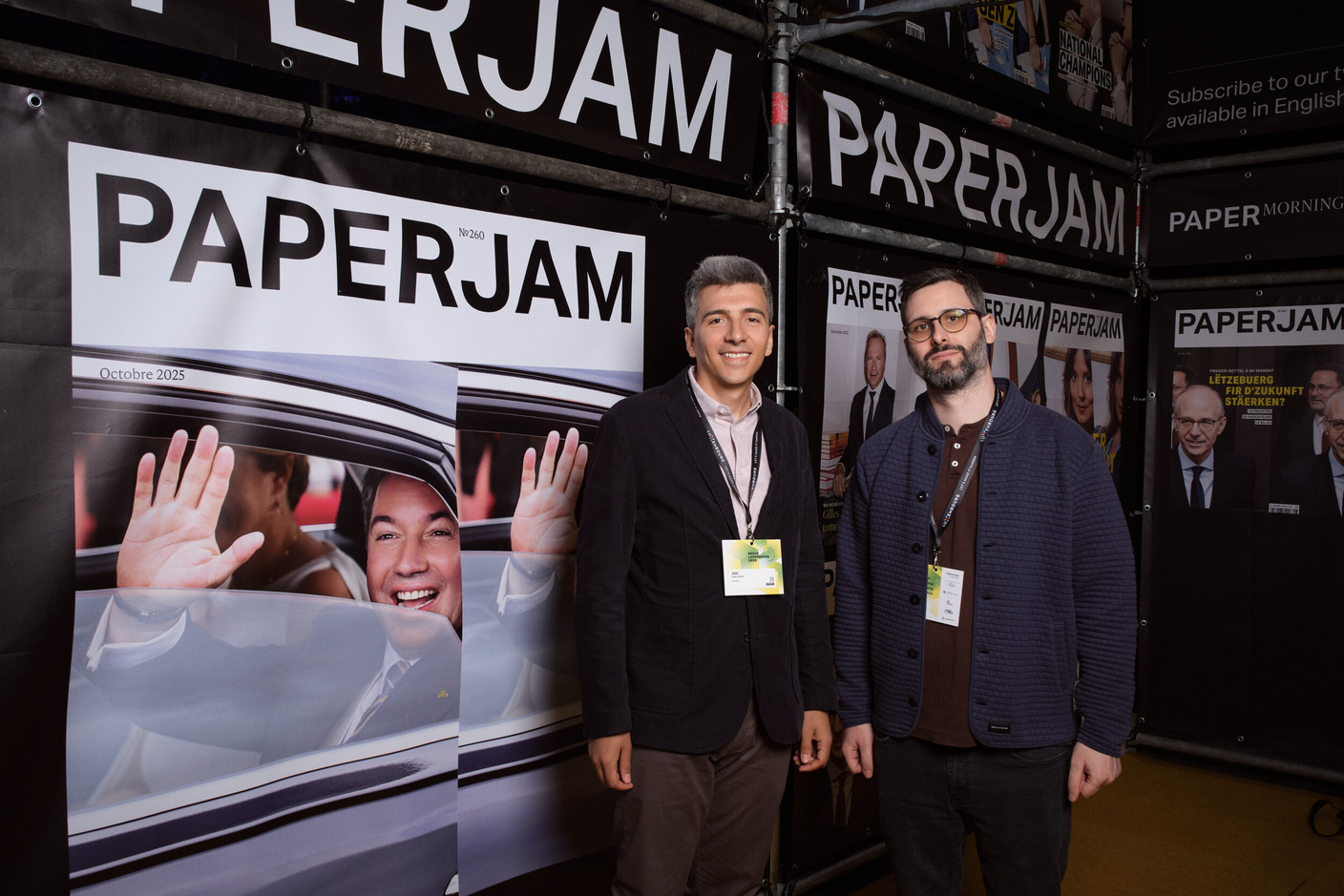José Lopez Colina et Raphael Schumacher (RiverBank). (Photo: Lux Photo Pro /Nexus Luxembourg)