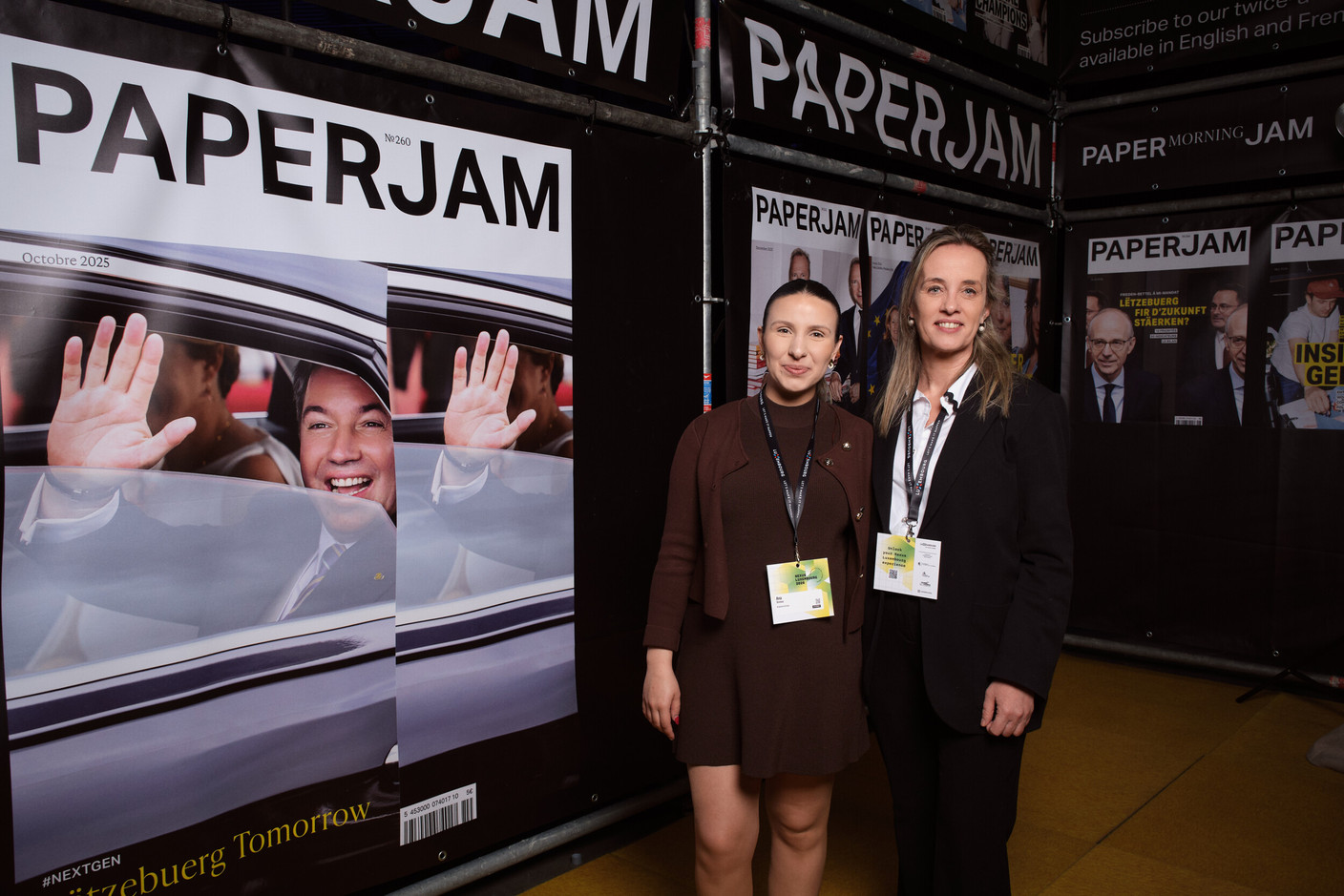 Ana Simoes (Bradesco Europa) on the left. (Photo: Lux Photo Pro /Nexus Luxembourg)