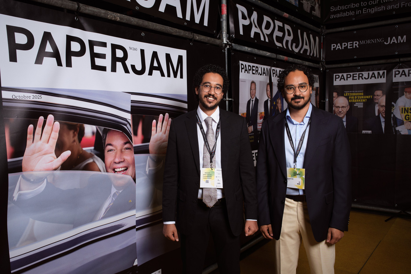 Hazem Adel Musallam (University of Luxembourg) et Mohamed Adel Musallam (Dokeo). (Photo: Lux Photo Pro /Nexus Luxembourg)