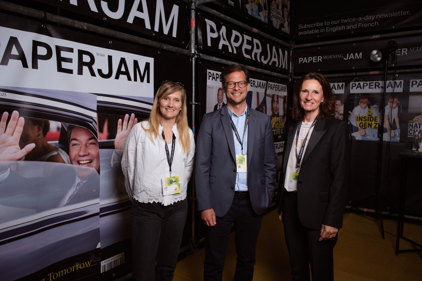 Jennifer Pierrard, Lou Weis and Pascale Kauffman (Apollo). (Photo: Lux Photo Pro /Nexus Luxembourg)