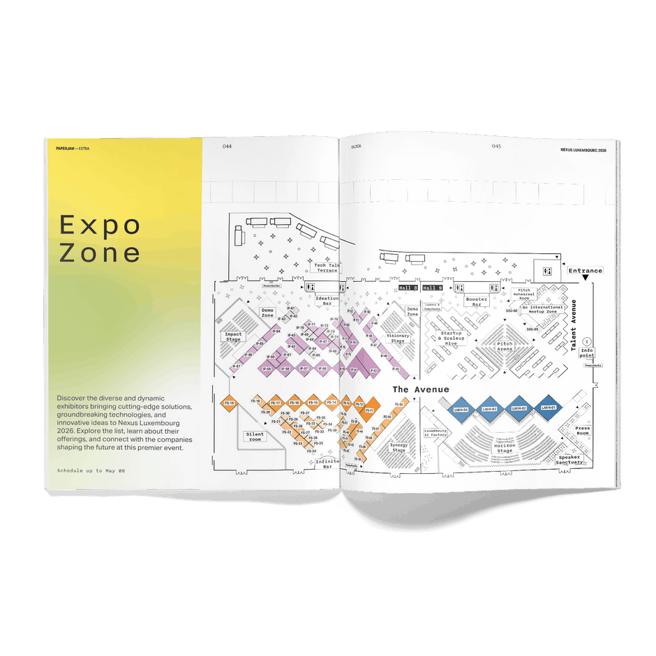This latest edition of Paperjam Extra is dedicated to Nexus Luxembourg 2026, which will take place on 10 and 11 June and bring together Europe’s leading technology players. Photo: Paperjam