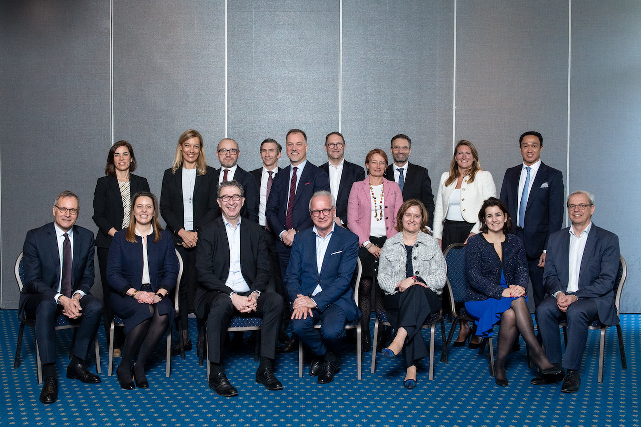 The new Aca board, with the chairman standing fifth from the left. Photo: Made Creative Marie De Decker / Aca