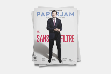 Nicolas Buck, «patron des patrons», fait la couverture de ce dernier numéro de l’année de Paperjam. (Photo: Maison Moderne)