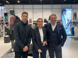 At the press preview, Itay Rosenblum, Marie-Aude Hosten and Raphaël Bouchet highlighted the role of Luxembourg’s first Nike Store in enhancing the appeal of the Cloche d’Or and the experience offered to visitors. (Photo: Louise Braibant/Paperjam)