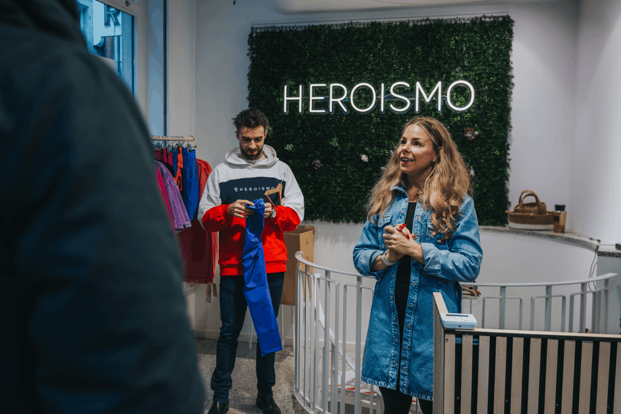 Heroismo, which sells sportswear, is one of several new pop-ups in Luxembourg’s capital. Photo: Ville de Luxembourg