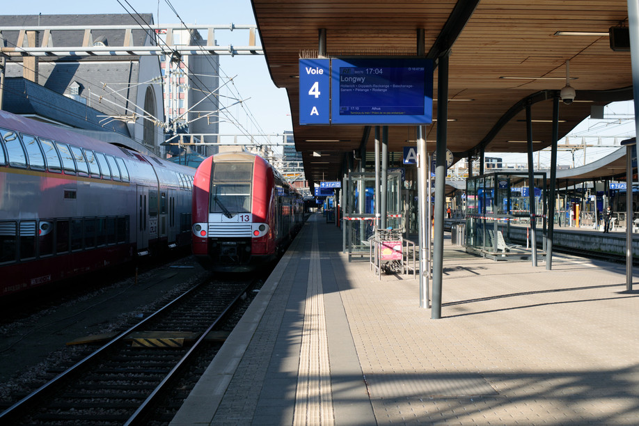 Luxembourg City’s train station Photo: Matic Zorman