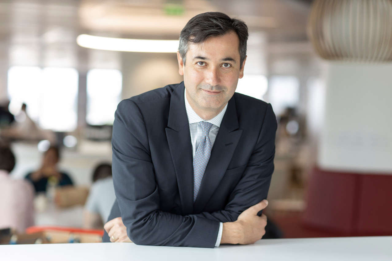 Gilles Moëc and Chris Iggo, both at Axa Investment Managers presented their economic and market views on 12 December 2024 in Luxembourg. Pictured: Gilles Moëc  Photo: Axa Investment Managers