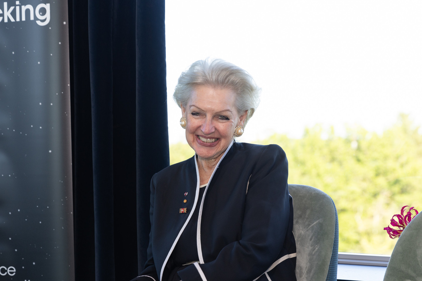 Candace Johnson, la vice-présidente du CA, qui présida aussi aux destinées de SES au milieu des années 1980. (Photo: Romain Gamba / Maison Moderne)