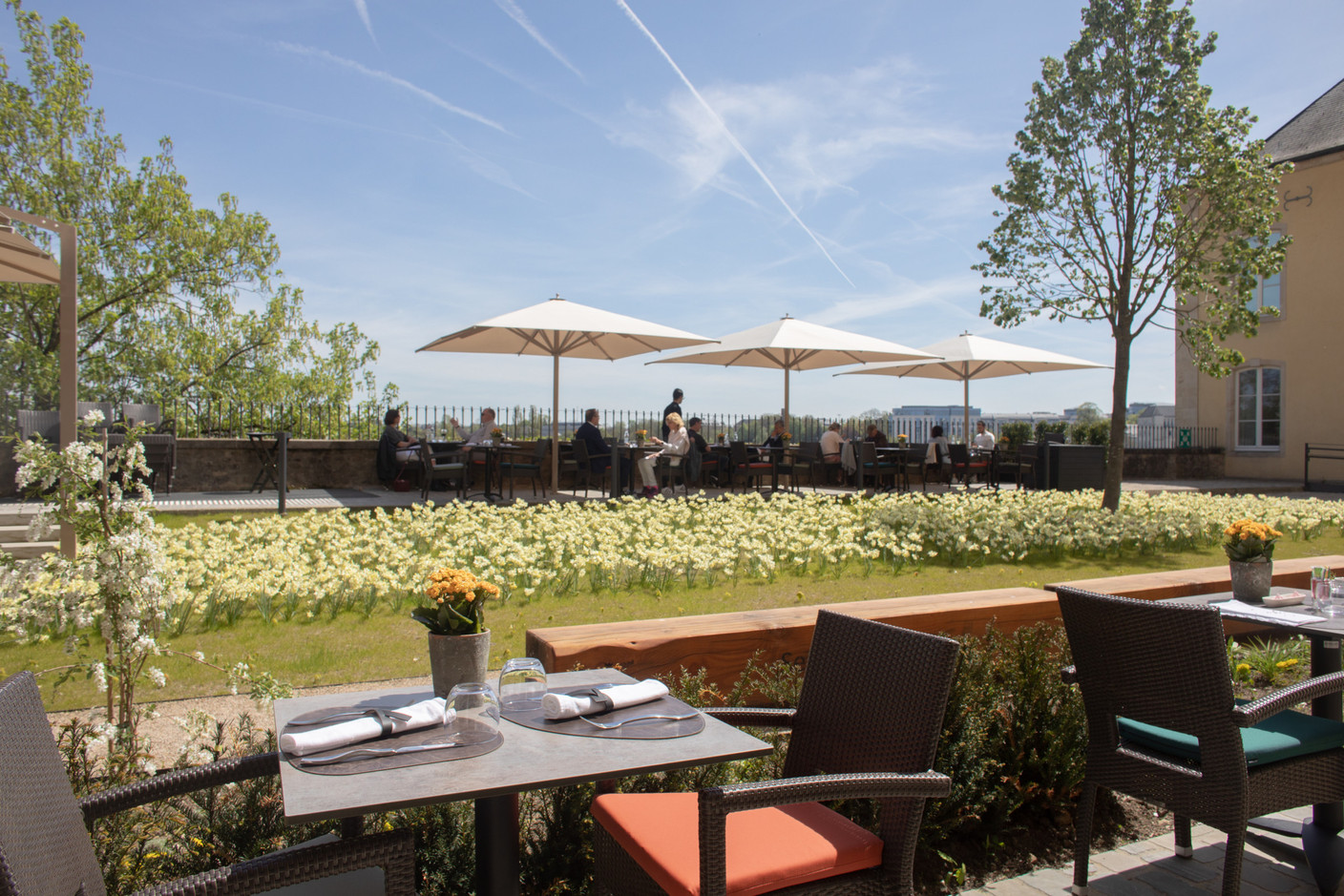 Le restaurant dispose d’une belle terrasse. (Photo: Matic Zorman/Archives)