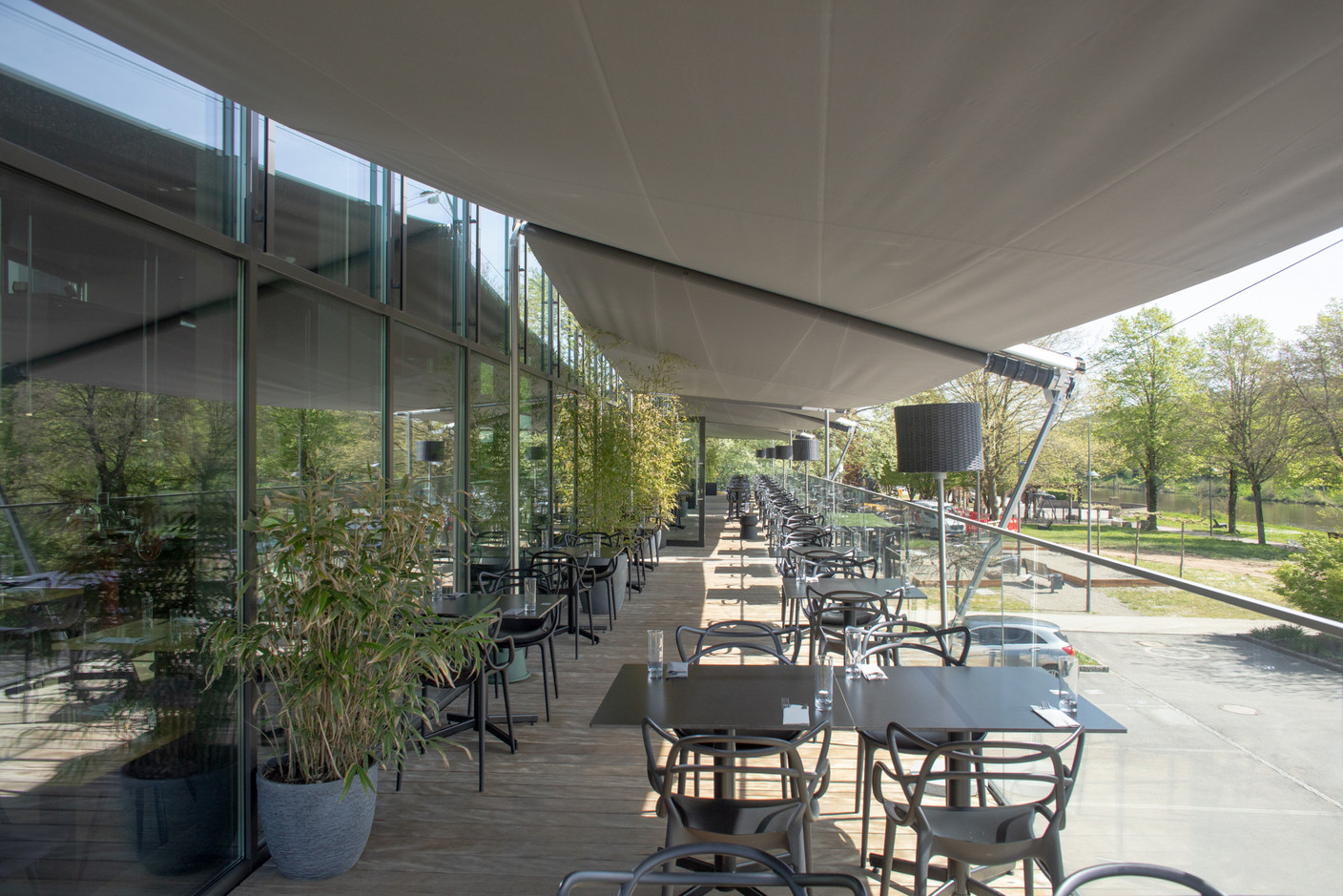 La terrasse s’ouvre vers la Moselle. (Photo: Matic Zorman/Archives)