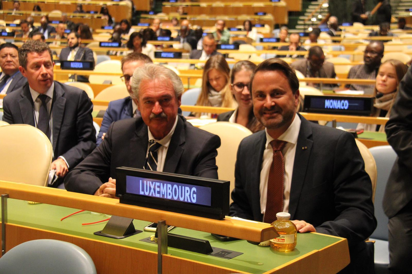 Le chef de la diplomatie luxembourgeoise était accompagné par le Premier ministre dans le cadre de la 74e session de l’assemblée générale des Nations unies. (Photo: MAEE)
