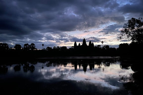 Cliché but unforgettable--sunrise over Angkor Wat in Cambodia. Photos: Cordula Schnuer