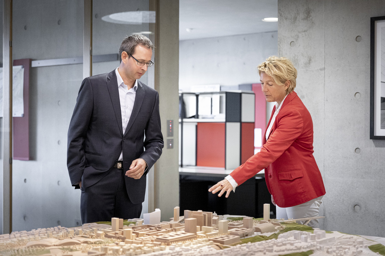 Christian Reding et Félicie Weycker. (Photo: Patricia Pitsch)
