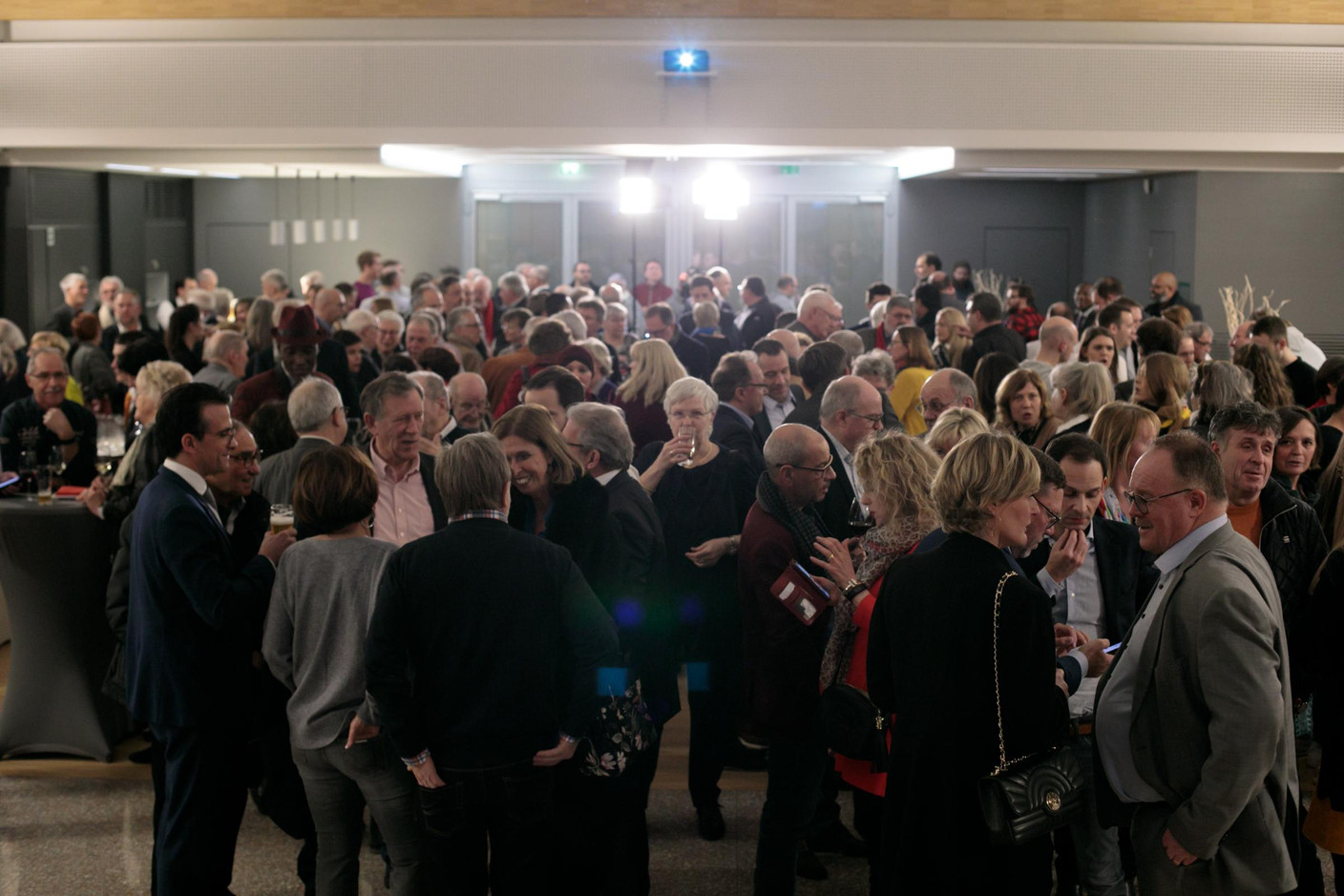 La salle des fêtes du Casino syndical de Bonnevoie faisait salle comble mercredi soir pour les vœux de Nouvel An du LSAP. (Photo: Matic Zorman)