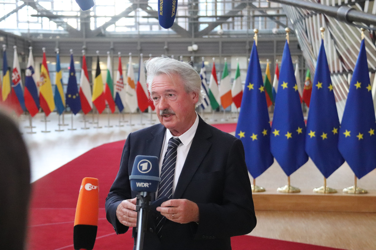 Jean Asselborn, ici lors d’une réunion de l’UE, en mars, à Bruxelles. Les ministres des Affaires étrangères vont à nouveau se réunir au début de la semaine prochaine. À cette occasion, de nouvelles sanctions contre la Russie pourraient être envisagées. (Photo: MAEE)