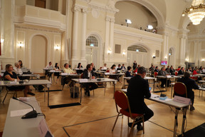 Les 60 députés ont pris place dans le Cercle Cité. (Chambre des députés)