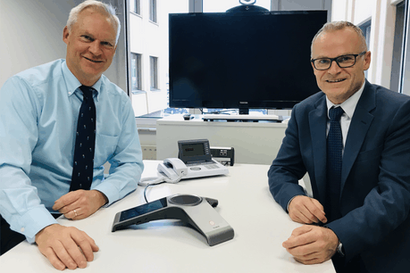 Didier Wasilewski et Georges Muller. (Photo: Paperjam)