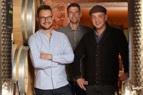 Jim Wagener, Fränk Wagner, Michel Schammel: les fondateurs de OPYOS Beverages. (Photo: OPYOS Beverages)