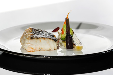 Le chef Michaël Bastin promet une cuisine fraîche et saisonnière au nouveau restaurant Um Scheierhaff. Photo: © Gilles Pecqueur / www.gillespecqueur.com)