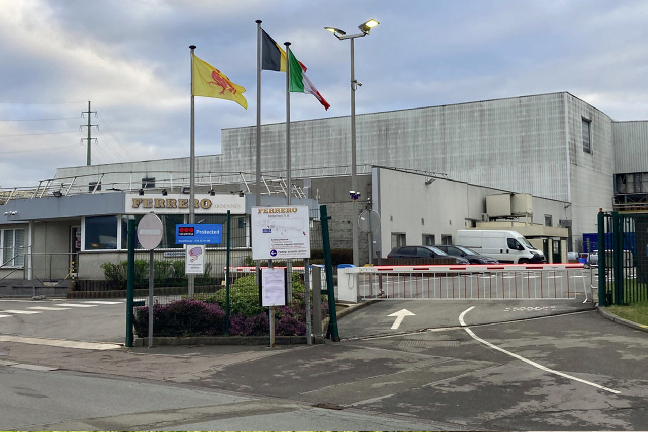 L’usine de Ferrero à Arlon est de nouveau dans la tourmente à cause de salmonelles. (Photo: Nicolas Léonard/Maison Moderne/archives)