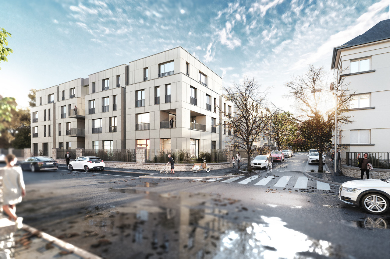 En front de rue, le nouvel immeuble sera dédié aux logements des sœurs et à la location. (Illustration: BFF…)