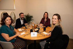 Nathalie Thunus (S.F.C Conseil Société Fiduciaire), Laurent Chapelle (RH Expert), Coralie Bacho (Educos Vision Services) et Elsie Danjou (Sodexo Luxembourg). (Photos: Eva Krins/Maison Moderne)