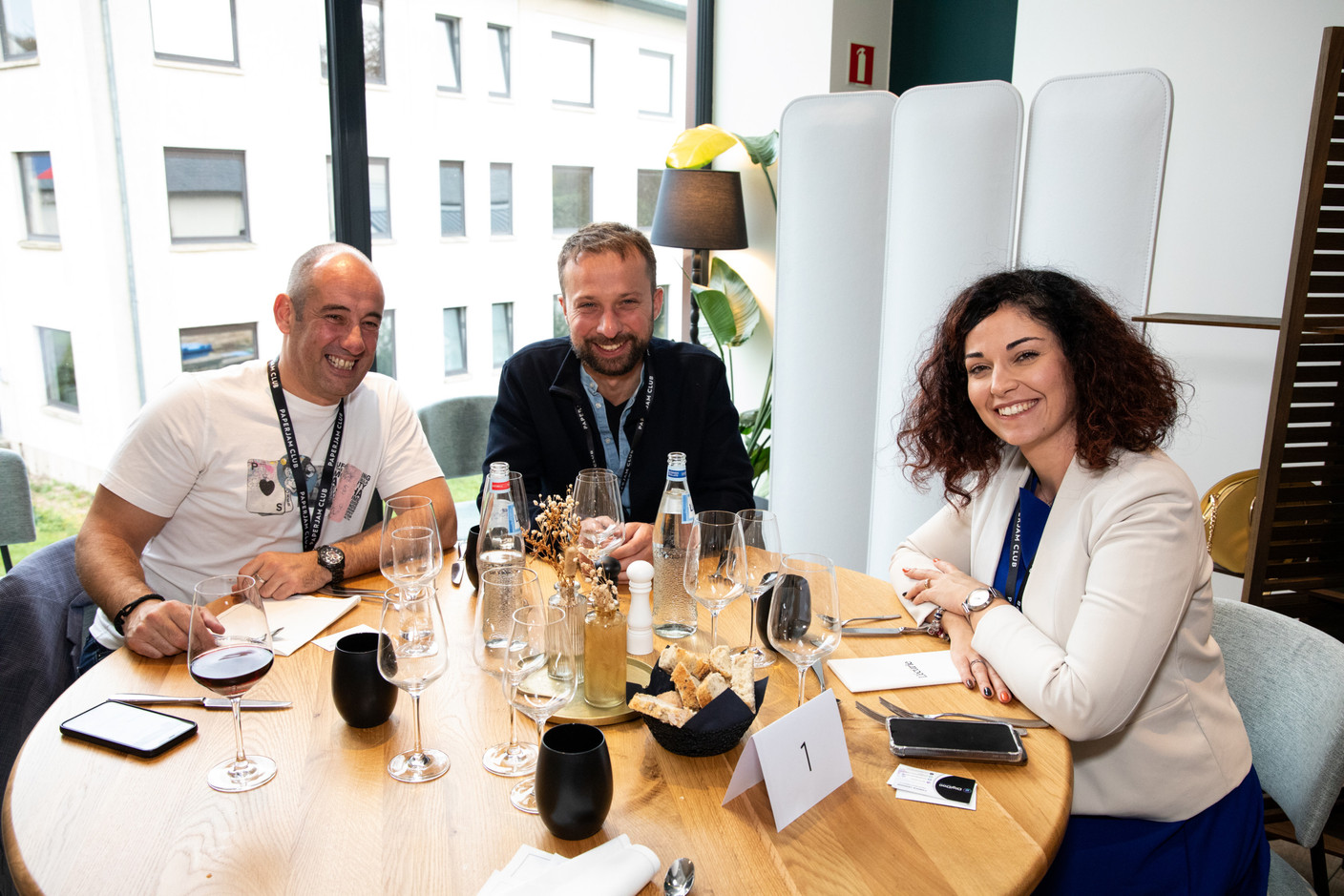 Fabrice Verniani (Digidoc Lux), Martin Lukasz Tecza (MLT Architecture & Urban Design) et Lorrene Assuncao (NTT Data). (Photos: Eva Krins/Maison Moderne)
