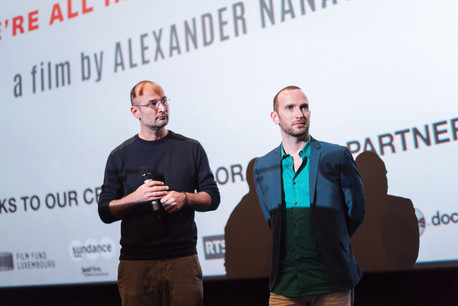 Alexander Nanau, le réalisateur, et son producteur luxembourgeois, Bernard Michaux. (Photo: Samsa Film)