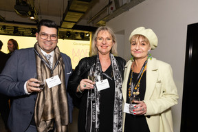 Nuno Das Neves, Christelle Kachniarz (BoConcept) et Mélanie Juredieu (Maison Moderne). (Photos: Eva Krins/Maison Moderne)