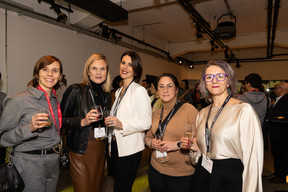 Géraldine Gij (Maison Moderne), Erica Leclercq (Becolux), Amandine Maroteaux (Atelier Compostelle), Syndie Rossignol (Vanksen) et Virginie Ducommun (Campus Contern Offices). (Photos: Eva Krins/Maison Moderne)