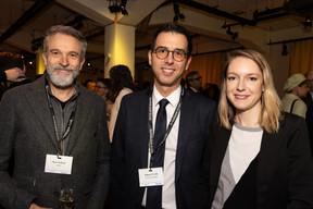 Olivier Noblot (IIRHD), Philippe Ocvirk (Office Freylinger) et Virginie Laurent (Paperjam+Delano Business Club). (Photos: Eva Krins/Maison Moderne)