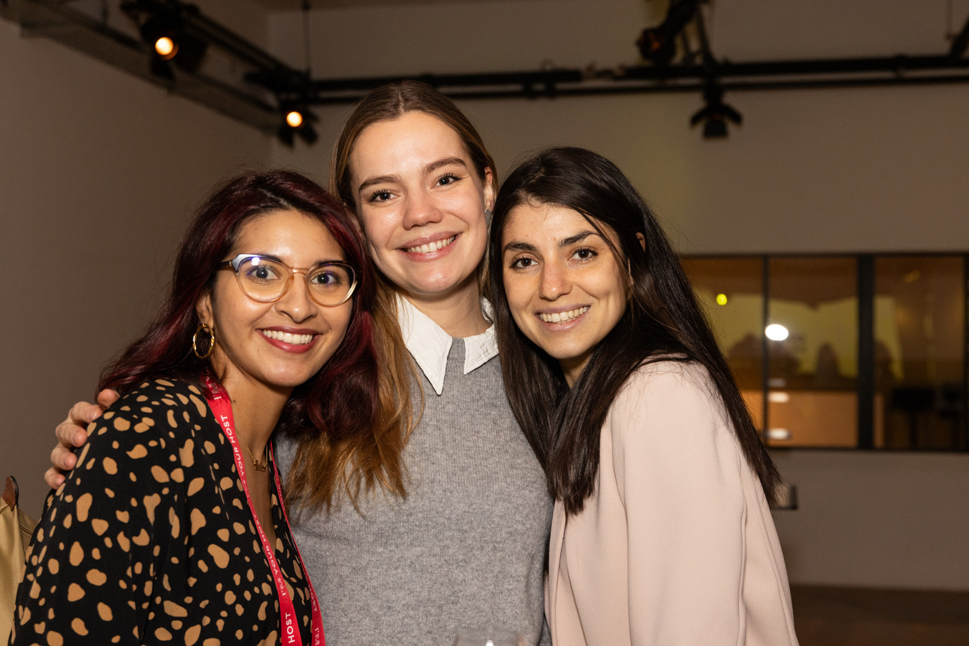 Selma Yacoubi, Marie-Jo Gutenkauf et Lucie Ferrara (Maison Moderne). (Photos: Eva Krins/Maison Moderne)