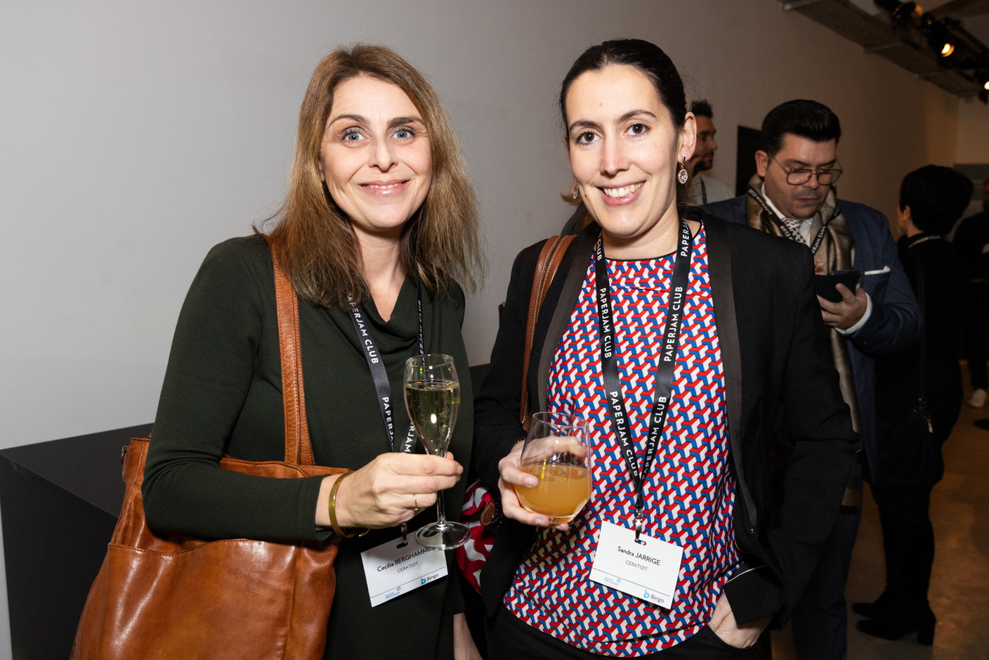 Cecilia Berghammer et Sandra Jarrige (Ceratizit). (Photos: Eva Krins/Maison Moderne)