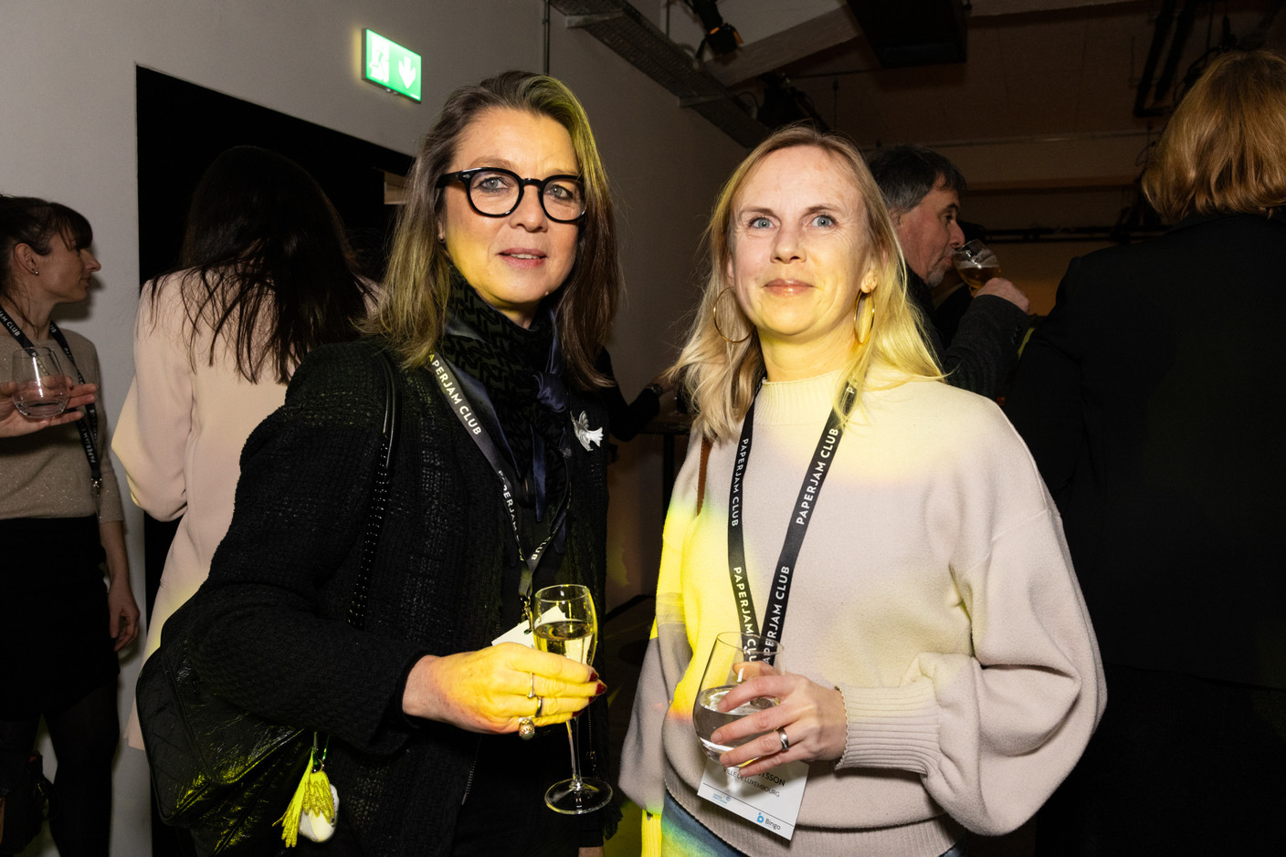 Isabelle Faber (POST Luxembourg) et Astrid Agustsson (Ville de Luxembourg). (Photos: Eva Krins/Maison Moderne)