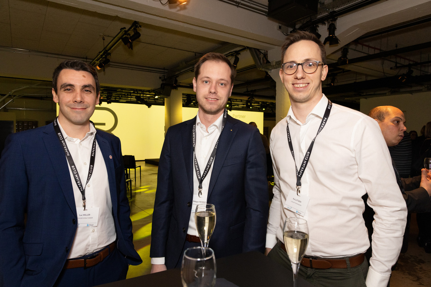 Luc Miller, Philippe Heinisch (Voyages Emile Weber) et Pol Lutgen (Luxlait Expansion). (Photos: Eva Krins/Maison Moderne)