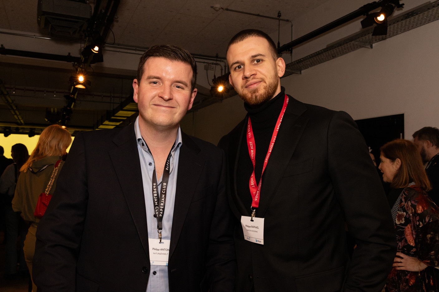 Philipp Anton (natur&ëmwelt) et Philippe Raphael (Paperjam+Delano Business Club). (Photos: Eva Krins/Maison Moderne)