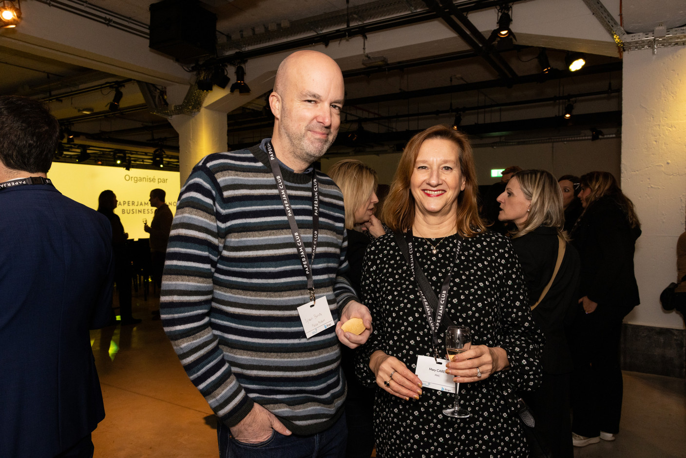 Sylvain Barrette (Maison Moderne) et Mary Carey (PwC). (Photos: Eva Krins/Maison Moderne)