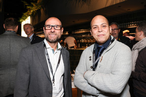 Thierry Stas (Maprima Luxembourg) et Anouar Jallouz (Efficy Luxembourg). (Photos: Marie Russillo/Maison Moderne)