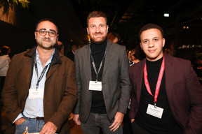 Eric Plasse (WIS Immo), Laurent Sammartano (Mosam Solution) et Ryane Charchour (Maison Moderne). (Photos: Marie Russillo/Maison Moderne)