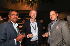 Anand Pattabiraman (ESGWize), Laurent Majerus (Home-IN) et Carsten Baumann (Melia Luxembourg/INNSiDE Luxembourg). (Photos: Marie Russillo/Maison Moderne)