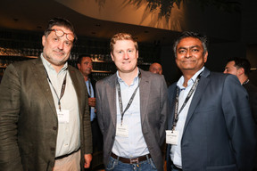 Igor Jelinski (Free Lens TV), Thomas Chalant (Comber Logistics) et Anand Pattabiraman (ESGWize). (Photos: Marie Russillo/Maison Moderne)