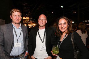 Thomas Chalant (Comber Logistics), Yannick Lang (Banana Republic Office) et Shiva Kavianpars (Music For All). (Photos: Marie Russillo/Maison Moderne)