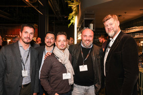 Mathias Guittet (Bureau Center), Thibault Vittet (Akcean), Patrick Coelho (Properties Solutions Group), Philippe Nou (Proworks Design & Build), Bogdan Banice (Banice Architectes). (Photos: Marie Russillo/Maison Moderne)