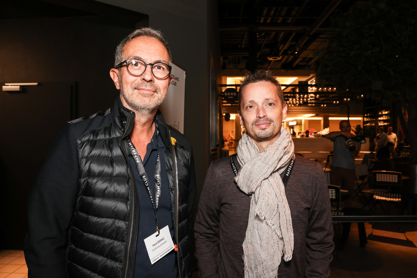 Hervé Gernez (Exatech/LuxGoodies) et Patrick Coelho (Properties Solutions Group). (Photos: Marie Russillo/Maison Moderne)
