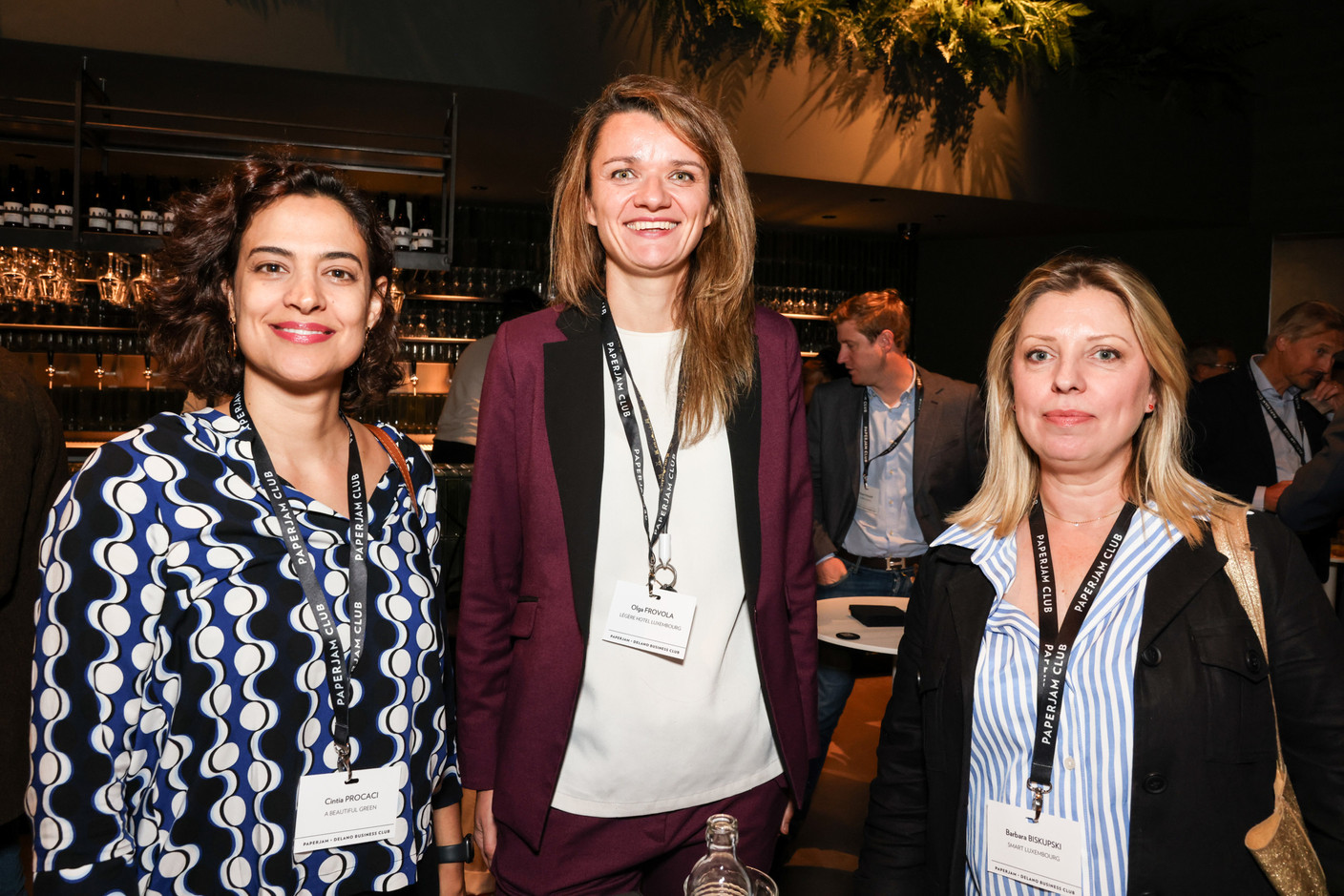 Cintia Procaci (A Beautiful Green), Olga Frovola (Légère Hotel Luxembourg) et Barbara 
Biskupski (Smart Luxembourg). (Photos: Marie Russillo/Maison Moderne)