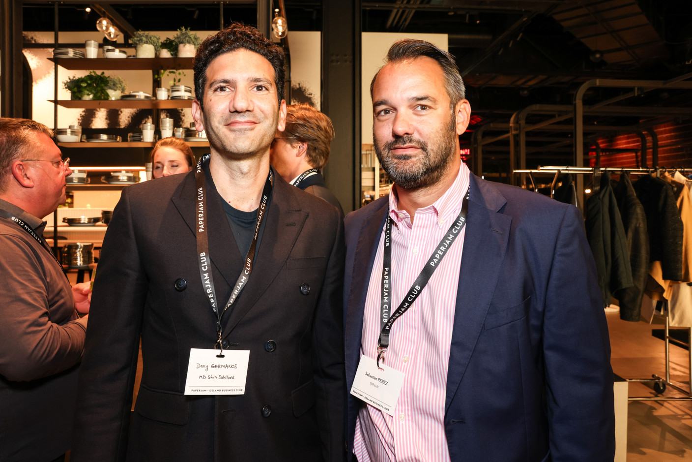 Dany Germanos (MD Skin Solutions) et Sebastien Perez (SPR Lux). (Photos: Marie Russillo/Maison Moderne)