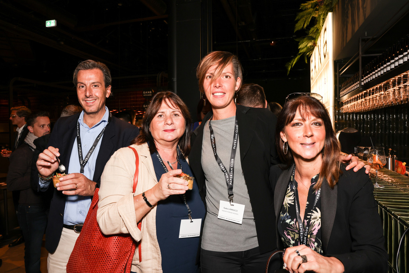 Vincenzo Miccicche (Real Property), Laure-Anne Bai Mathis (Cabinet d’avocats Bai-Mathis), Giulia Iannucci (KnowThyBrand Women) et Anne Molinari (Anne Molinari Avocat). (Photos: Marie Russillo/Maison Moderne)