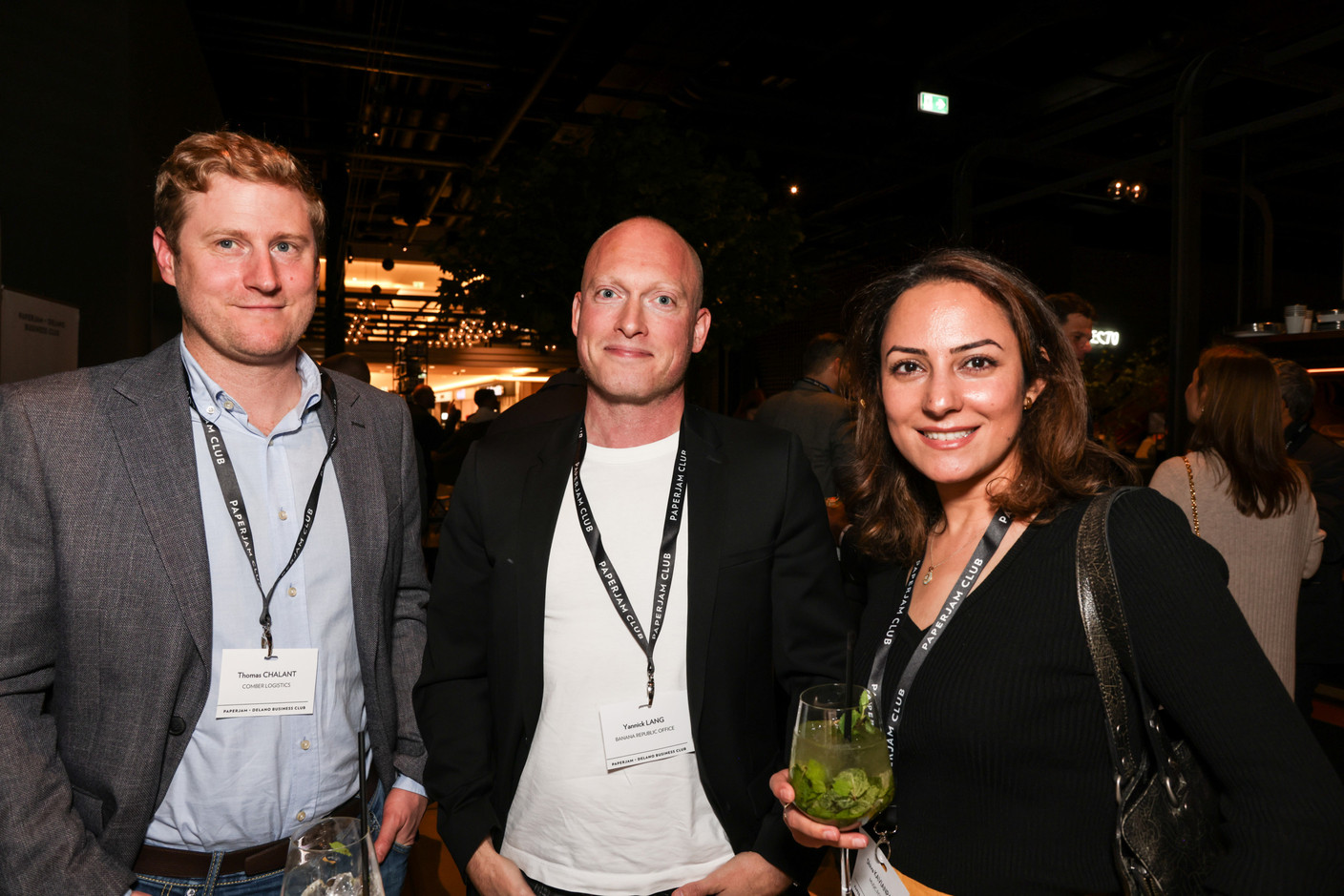 Thomas Chalant (Comber Logistics), Yannick Lang (Banana Republic Office) et Shiva Kavianpars (Music For All). (Photos: Marie Russillo/Maison Moderne)